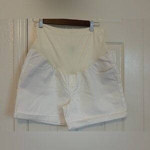 Old navy Women's White Maternity Shorts size 12